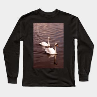 Swans Together Long Sleeve T-Shirt